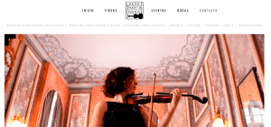 Laura Martín, violinista de bodas, eventos e inauguraciones en Madrid